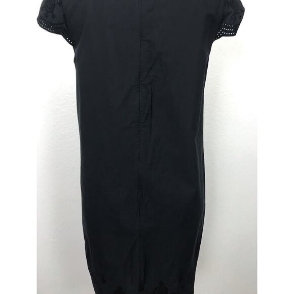 Uniqlo Embroidered Scalloped Hem A-Line Shift Dress - Picture 7 of 7